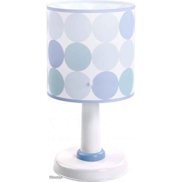 Stojací lampa Grochy Groszki modrá s puntíky