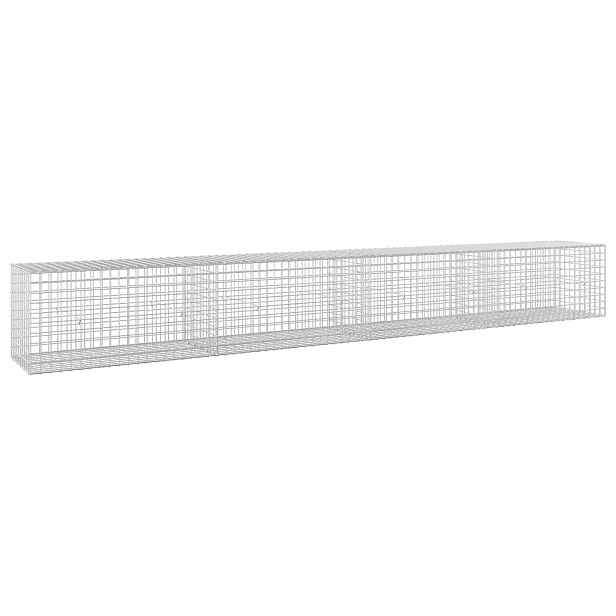 vidaXL Gabion s drátem 5 mm a síťkou 5x5 cm 400x50x50 cm