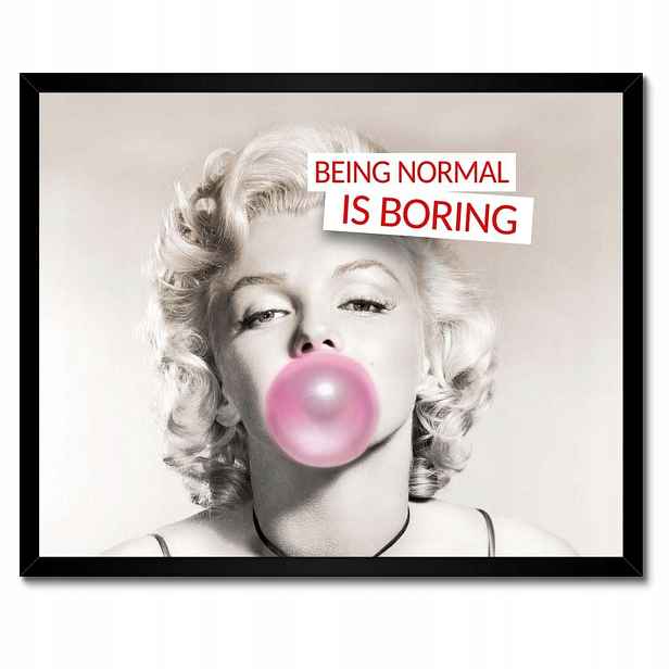 Plakáty v rámu 50x40 Marilyn Monroe Balonovka
