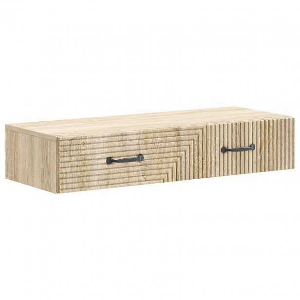 vidaXL Nástěnný boční stůl 87,5 x 34,5 x 17 cm Kompozitní dřevo