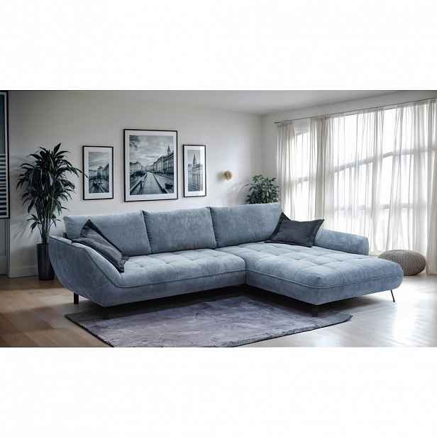 Livetastic ROHOVÁ SEDAČKA, textil, modrá