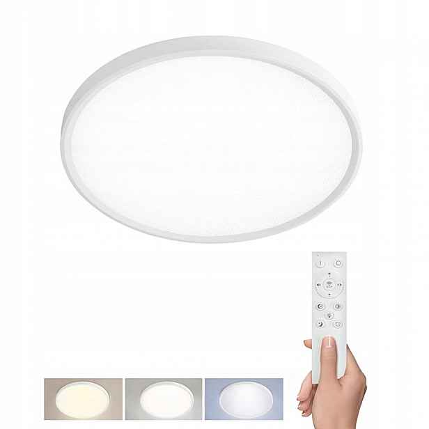 Led osvětlení s dálkovým ovladačem Estela White 50W, 5400lm, 60cm, URG<19