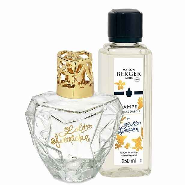 Maison Berger Paris dárková sada katalytická lampa Lolita Lempicka transparentní + náplň 250 ml