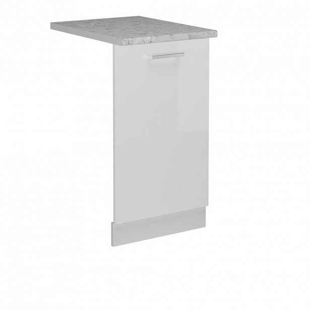 Vicco PŘEDNÍ PANEL R-Line Bílá vysoký lesk 45 cm s pracovní deskou