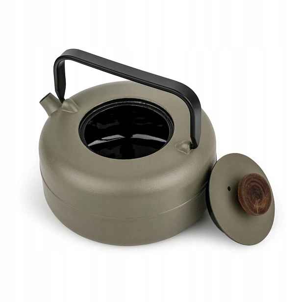 Bredemeijer Henan Čajová konvice, litinová, khaki, objem 0,75 l