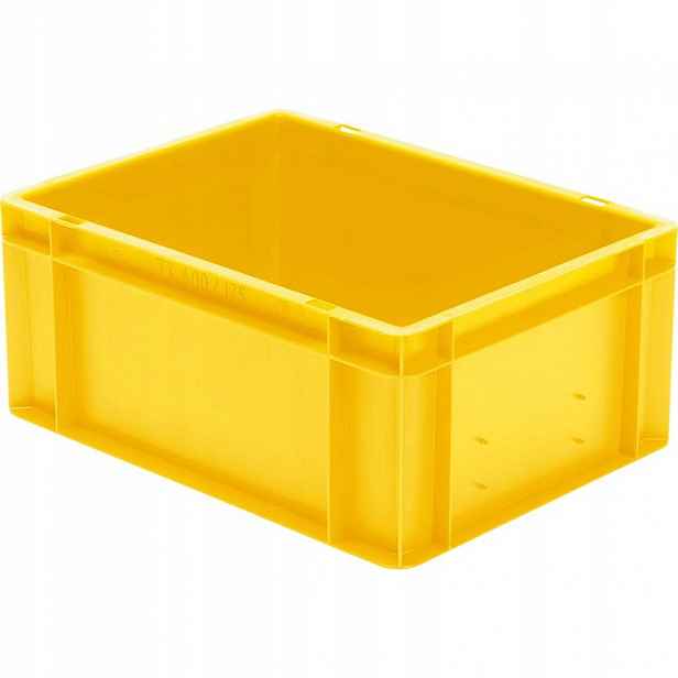 Přepravní box 400x300x175 mm žlutý 4 kusy La-ka-pe