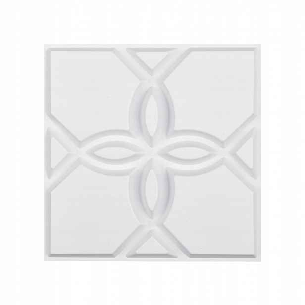 3D nástěnné panely Bílé květy 2.97 m²