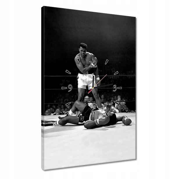 Hodiny 40x60 Muhammad Ali Walk Box