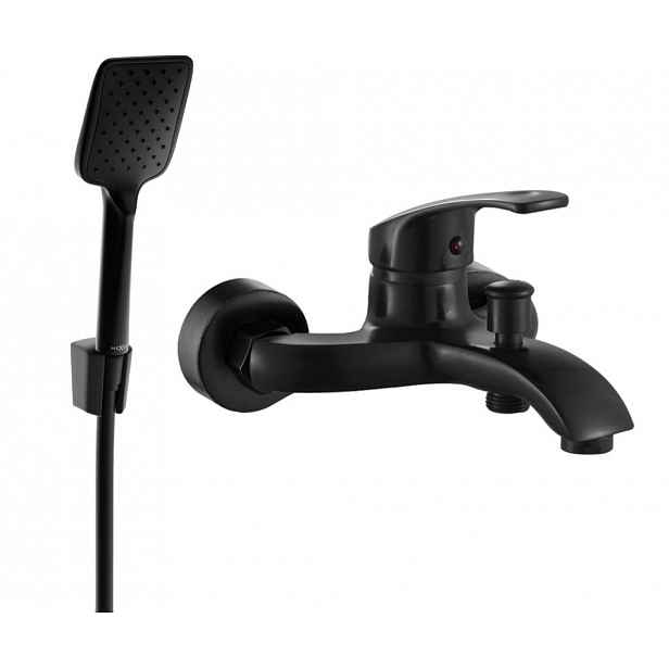 MEXEN - Fabia R62 SET vanová baterie se sprchou, černá 74653R62-70