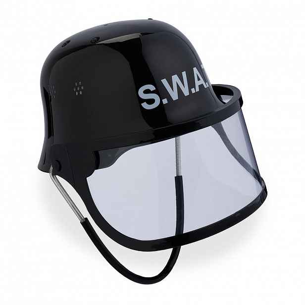 Relaxdays HELMA Černá dětská SWAT sklopné hledí