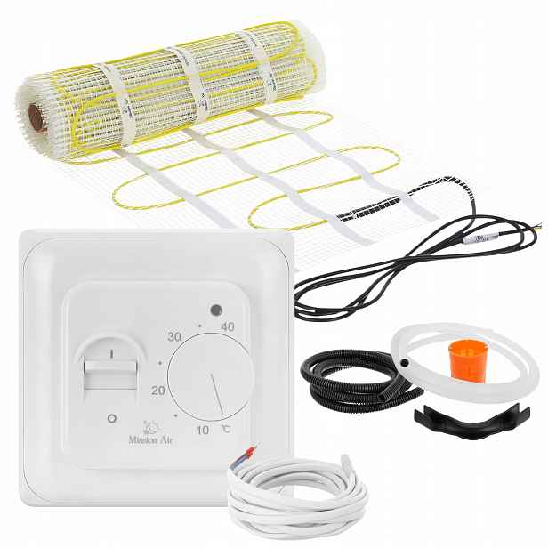 Komplet podlahového vytápění podlahy vyhřívací podložka 160 W² 1,5 m²