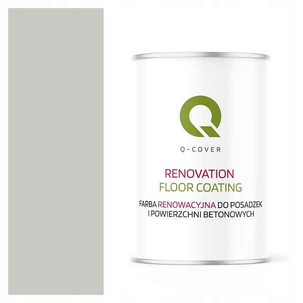Barva Pro Renovaci Podlah Z Betonu Garáž Bílý Papyrus Ral 9018 Polomat 1L