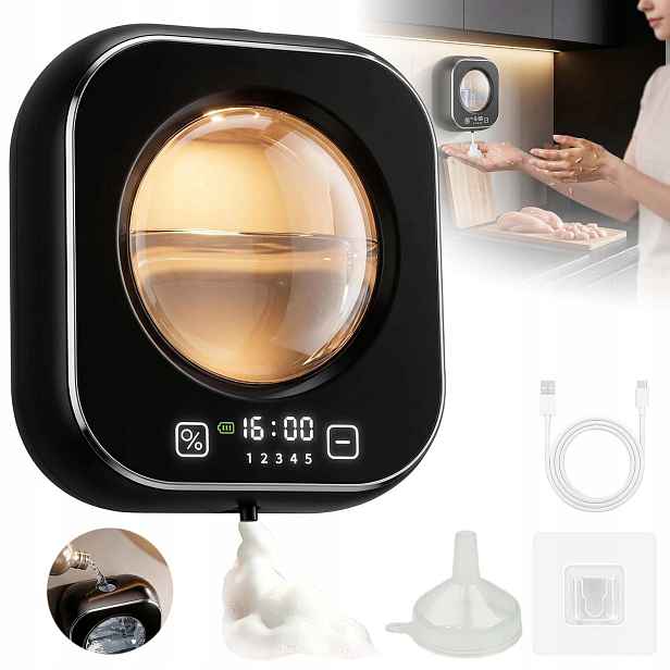 Bezdotykový Dávkovač Mýdla Automatický 320 ML 5 Úrovní Se Senzorem