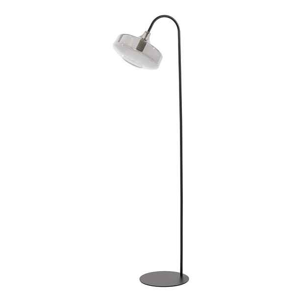 Černá stojací lampa (výška 160 cm) Solna – Light & Living