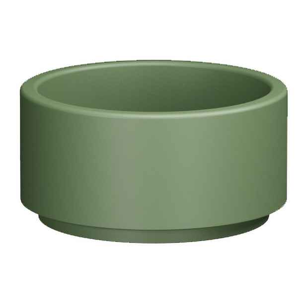 Kerasan OKE keramické umyvadlo na desku, O 30cm, verde mat