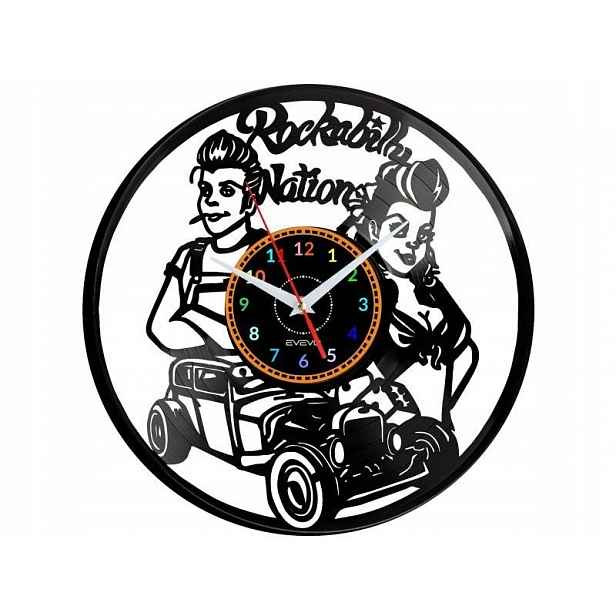 Rockabilly Dárek pro milovníka originální Nástěnná Dekorace z desky