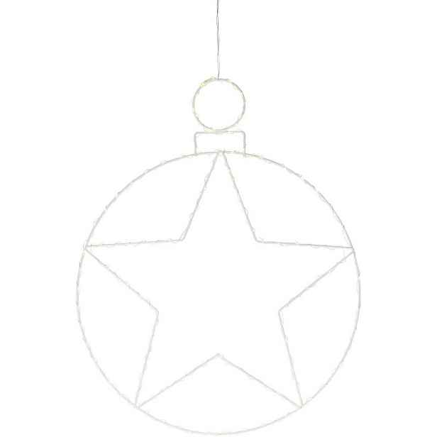 Vánoční závěsná LED dekorace Kerstball Star 236 LED, 48 cm