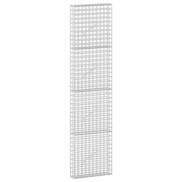 vidaXL Gabion s drátem 5 mm a síťkou 5x5 cm 50x10x200 cm