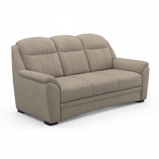 Cantus TŘÍMÍSTNÁ POHOVKA, textil, šedohnědá