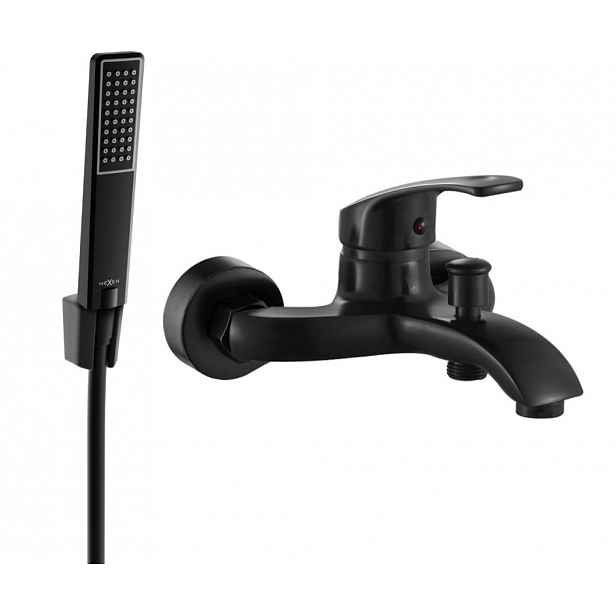 MEXEN - Fabia R72 SET vanová baterie se sprchou, černá 74653R72-70