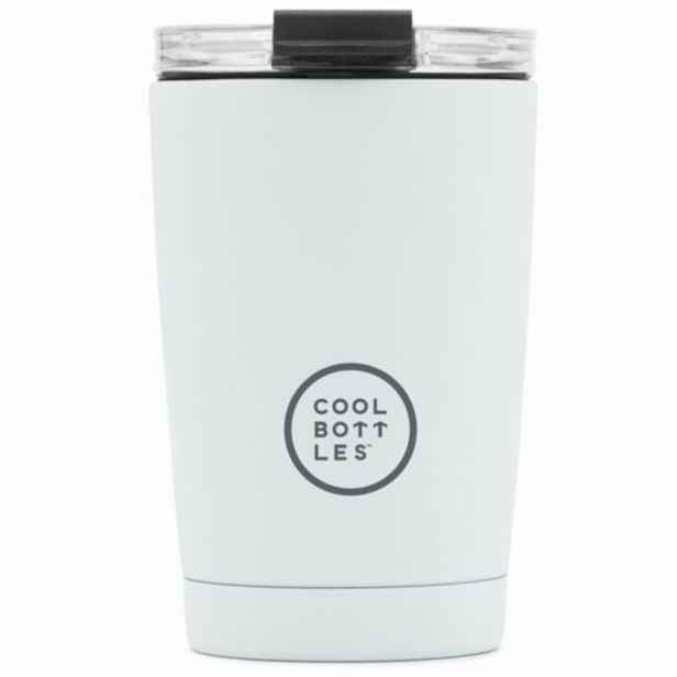 Termohrnek 330 ml Triple Mono white Cool bottles