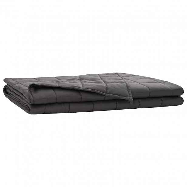 vidaXL Zátěžová deka Antracitová 200 x 225 cm 13 kg 100% Bavlna 205T