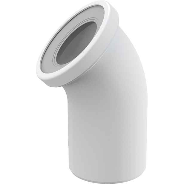 Koleno k WC Alca A90-45°