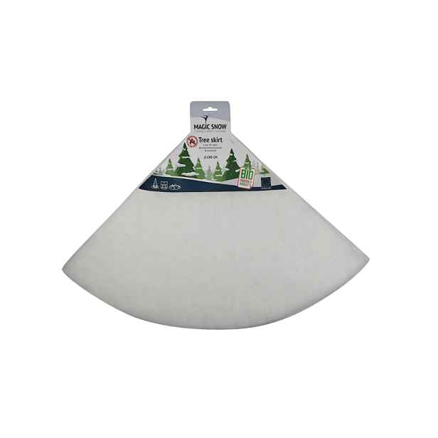Kryt na stojan vánočního stromku WHITE WINTER 100 cm, bílý