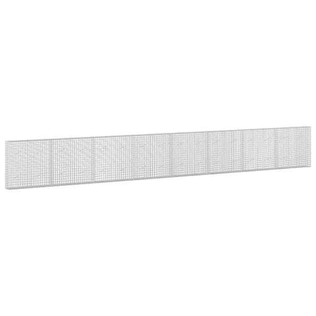 vidaXL Gabion s drátem 5 mm a síťkou 5x5 cm 800x20x100 cm