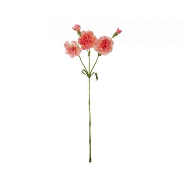 Umělá květina Karafiát 55 cm, růžová