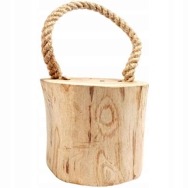 Dřevěná dveřní zarážka 15 cm