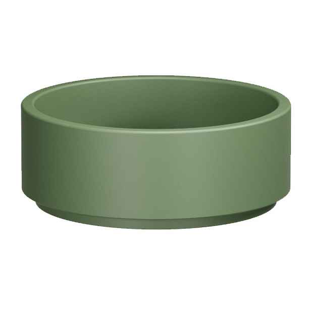 Kerasan OKE keramické umyvadlo na desku, O 40cm, verde mat