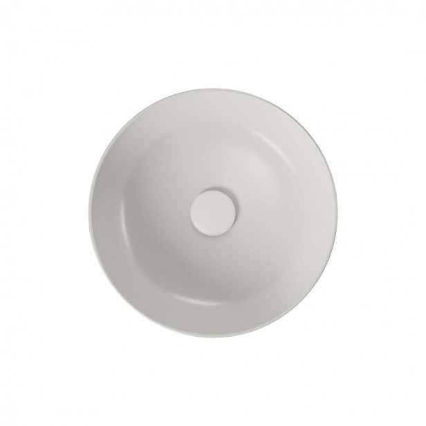kielle Idolio - Umyvadlo na desku, průměr 40 cm, šedá 30624402