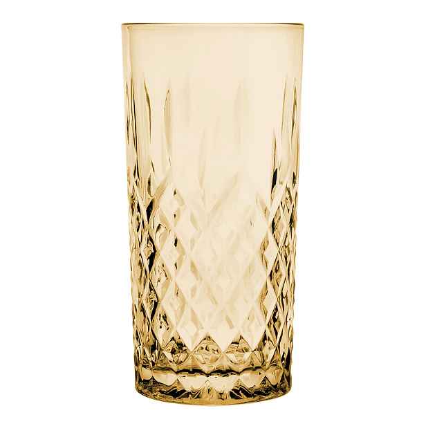 Skleněná nápojová sklenička Water Yellow M - 300 ml Clayre & Eef