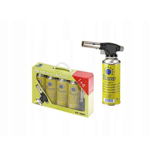 Uni hořák 4 kartuše KP02002 MEVA-UKP18004