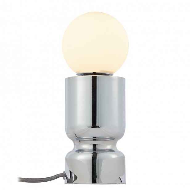 Butlers CHROME Stolní lampa 23 cm - stříbrná