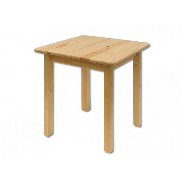 Čtvercový jídelní stůl ST108, 60x75x60, masiv borovice