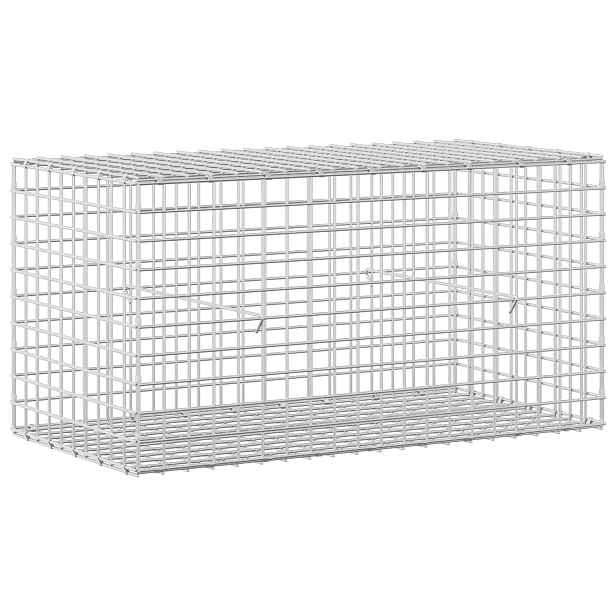 vidaXL Gabion s drátem 5 mm a síťkou 5x5 cm 100x50x50 cm