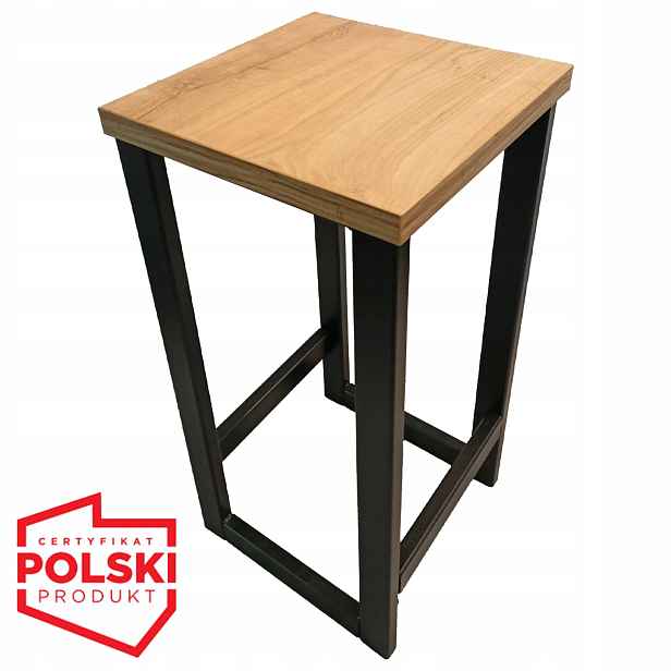 Barová Židle Kovová Barová Stolička Loft 60 cm Polská Výroba