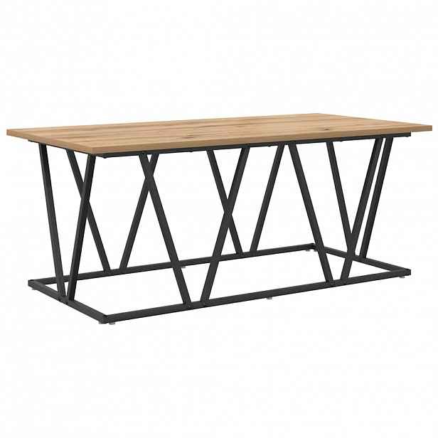 vidaXL Konferenční stolek Artisanový dub 100 x 50 x 40 cm