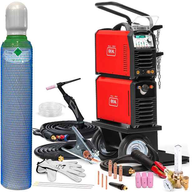Invertorová Svářečka Ideal Expert Tig 220 Ac DC Mma 230V 200A Puls Hf 4 M