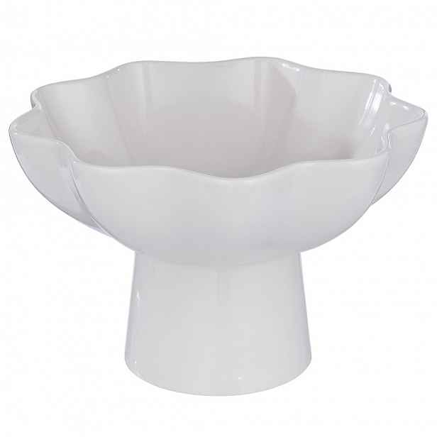 Butlers LOUISE Mísa s nohou 23 cm - krémová