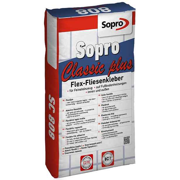 Hmota lepicí Sopro SC 808 C2 TE 25 kg