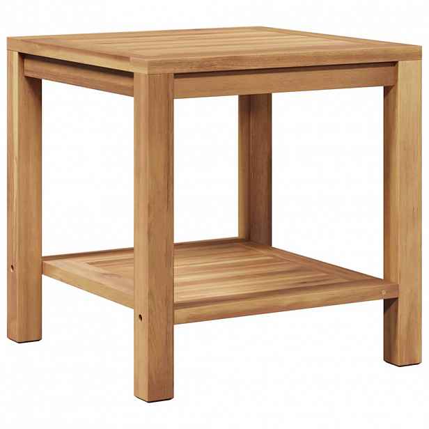 vidaXL Konferenční stolek Hnědá 45 x 45 x 45 cm Pevné teakové dřevo