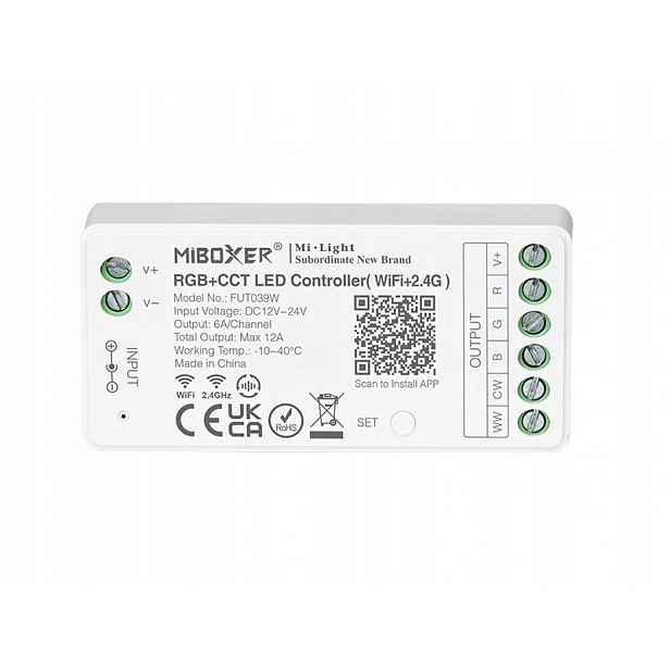 Wifi Bt Zónový Ovladač Milight FUT039W Rgb+cct
