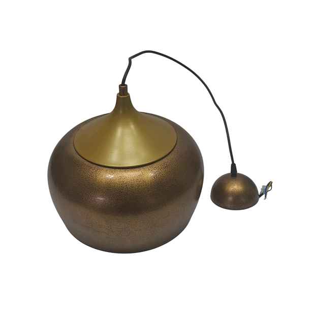Závěsná lampa Sheen Lightning zlatá, moderní stropní koule 131805