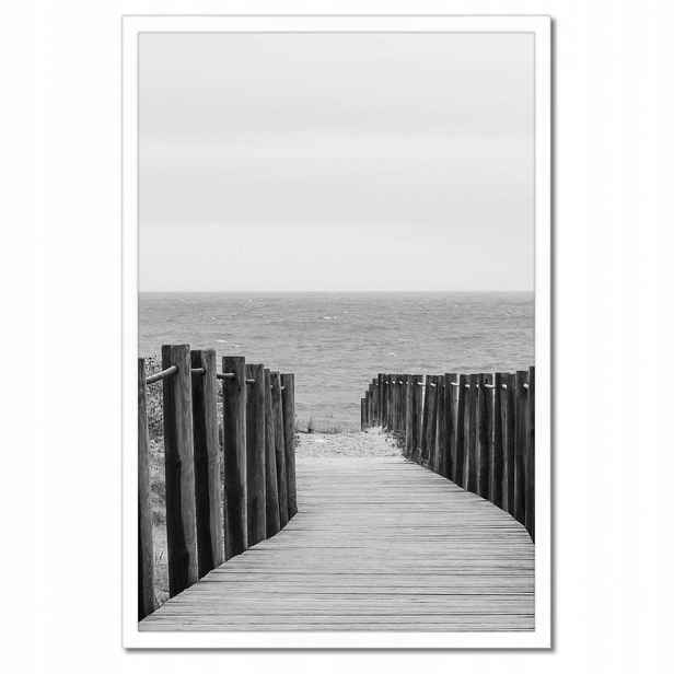 Plakáty v rámu 40x60 Promenáda blízko břehu
