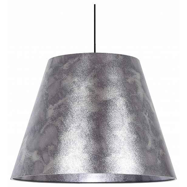 Stříbrná závěsná lampa E27 Platino Candellux