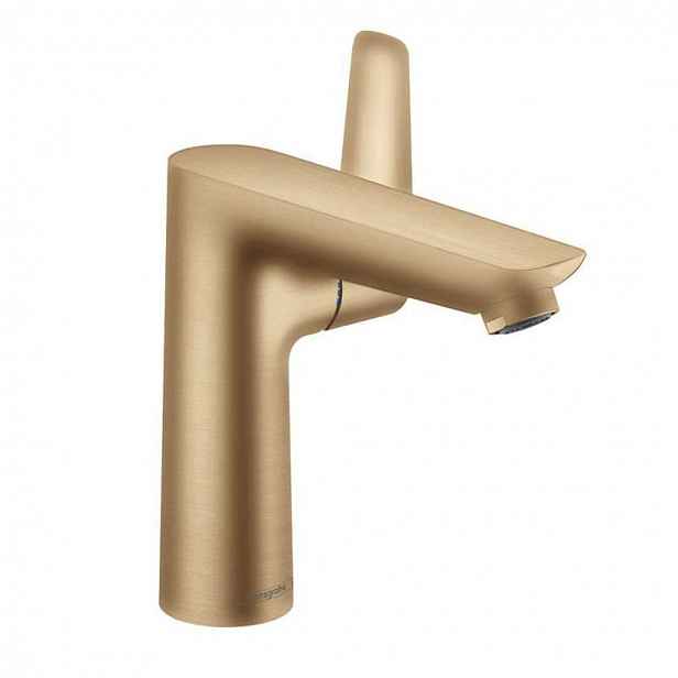Hansgrohe Talis E - Umyvadlová baterie s výpustí, kartáčovaný bronz 71754140
