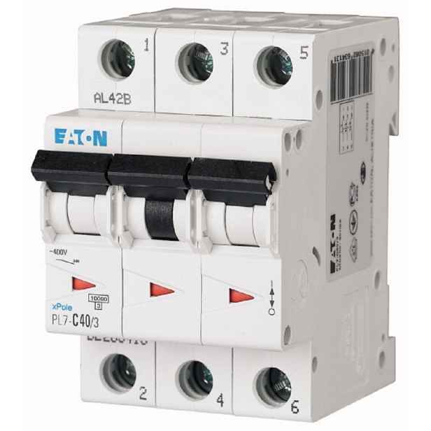 Jistič Eaton PL7-B40/3 10 kA B 40 A